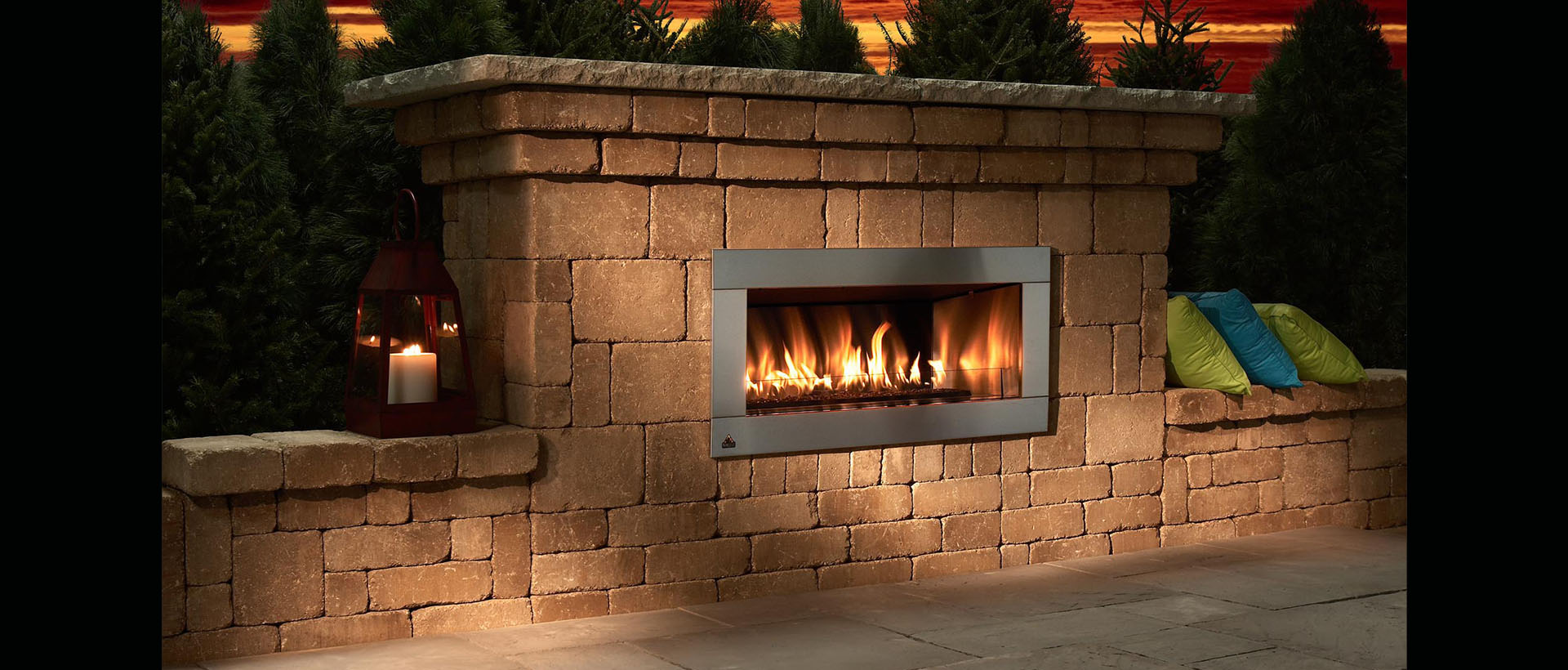 Contemporary Fireplace Kit | Rochester Concrete Products