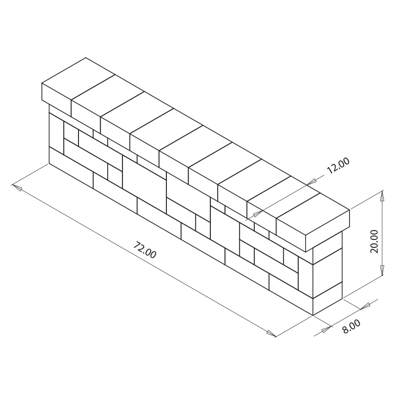 Lakeland Seat Wall Kit