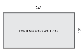 Contemporary Wall Cap